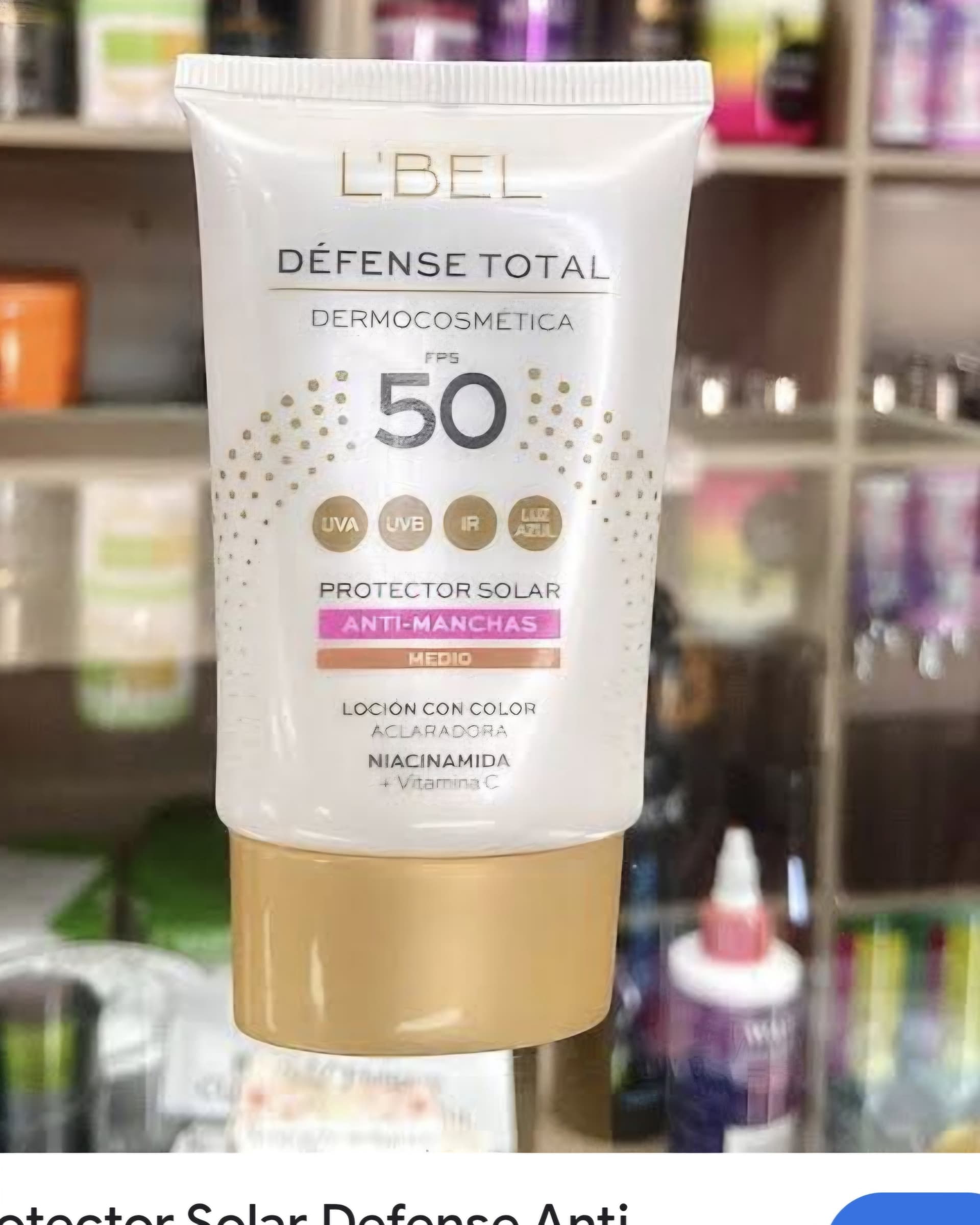 Perfume Protector solar antimanchas Defense total 30ml L'ebel - Cuidado corporal | Eve Fragancia y Estilo