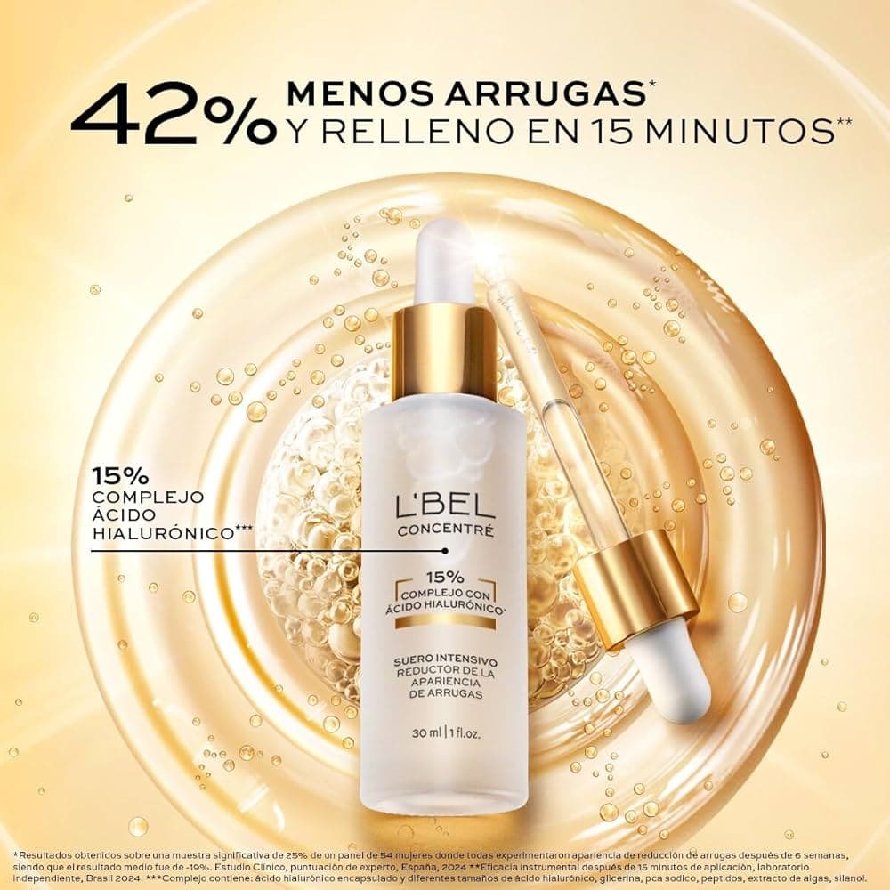 Perfume Complejo con ácido hialuronico reductor apariencia arrugas 30ml L'ebel - Cuidado corporal | Eve Fragancia y Estilo